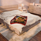 Tara the Grinch Christmas Velveteen Plush Blanket