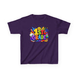 1st Grade Kids T‑Shirt – Colorful Back to School Design