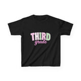 Third Grade Kids T‑Shirt — Pastel School Back to School Tee