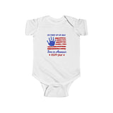 Baby Bodysuit — "My First Fourth of July" 250th Anniversary
