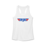Top Cunt Women's Racerback Tank — Funny Summer Graphic Tank Top
