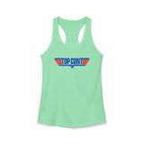 Top Cunt Women's Racerback Tank — Funny Summer Graphic Tank Top