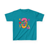 Third Grade Kids T‑Shirt — Cute Donut & School Icons Back-to-School Tee