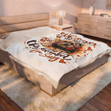 Whenever You Miss Me Snuggle This Blanket – Love Sassy Dog Memorial Velveteen Plush Blanket