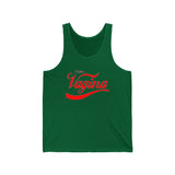 Vagina Logo Tank — Bold Feminist Statement Jersey Tank for Men & Women