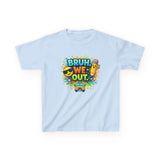 Last Day of School Kids Tee — “bruh we out” Personalized Kids T-Shirt