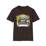 Peace Out School Tee — Personalized Last Day of School Shirt for Teachers