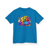 5th Grade Kids T-Shirt — Colorful Back-to-School Graduation Tee