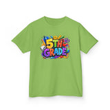5th Grade Kids T-Shirt — Colorful Back-to-School Graduation Tee