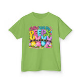 Kids Tee — "Chillin' With My Peeps" Bunny Sunglasses Shirt