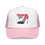 Trump Girl Trucker Hat — Feminine Heel Graphic (Pairs well with Matching Tee)