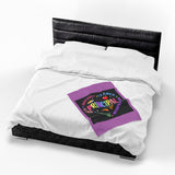 Principal Appreciation Velveteen Plush Blanket – 'Principal' Colorful School Leader Gift