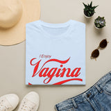 T‑Shirt — "I Enjoy Vagina" Bold Script Graphic Tee