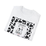 Funny Farmhouse T-Shirt — "The Boobs Are Real, The Smile Is Fake"