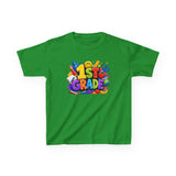1st Grade Kids T‑Shirt – Colorful Back to School Design
