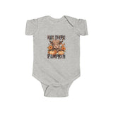 Infant Onesie - Hay There Pumpkin Fall Onesie with Farm Animal Design