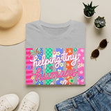 T-Shirt — "Helping Tiny Humans Do Big Things" Colorful Caregiver Tee