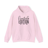 Limited Edition Hoodie – 'Limited Edition' Script & Arrow Graphic Pullover