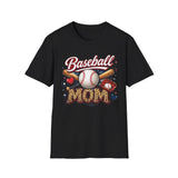Baseball Mom T-Shirt — Cool Animal Print Design