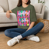T-Shirt — "Helping Tiny Humans Do Big Things" Colorful Caregiver Tee