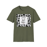 Funny Farmhouse T-Shirt — "The Boobs Are Real, The Smile Is Fake"