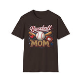 Baseball Mom T-Shirt — Cool Animal Print Design