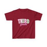 Third Grade Kids T‑Shirt — Pastel School Back to School Tee