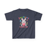 Kids Tee — "Some Bunny Loves Me" Colorful Easter Shirt