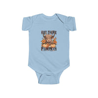 Infant Onesie - Hay There Pumpkin Fall Onesie with Farm Animal Design