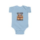Infant Onesie - Hay There Pumpkin Fall Onesie with Farm Animal Design