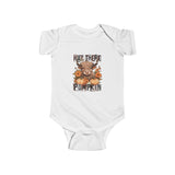 Infant Onesie - Hay There Pumpkin Fall Onesie with Farm Animal Design