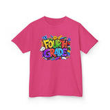 Fourth Grade Kids T‑Shirt — Colorful Back-to-School Tee