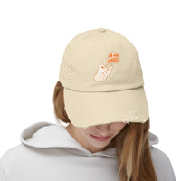 Funny "Va Fan Ghoul" Unisex Distressed Cap