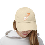 Funny "Va Fan Ghoul" Unisex Distressed Cap