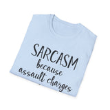 Sarcasm Because Assault Charges Are Illegal T-Shirt
