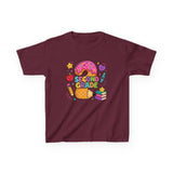 Second Grade Kids T‑Shirt – Cute Donut & School Icons Back-to-School Tee