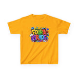 Fourth Grade Kids T‑Shirt — Colorful Back-to-School Tee