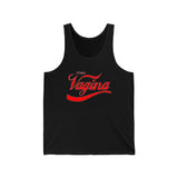 Vagina Logo Tank — Bold Feminist Statement Jersey Tank for Men & Women