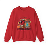 Fall Leaves and Football Crewneck Sweatshirt