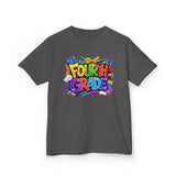 Fourth Grade Kids T‑Shirt — Colorful Back-to-School Tee