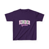 Kindergarten Pink & Green Kids Tee — Back to School Shirt