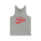 Vagina Logo Tank — Bold Feminist Statement Jersey Tank for Men & Women