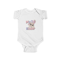 White 'My 1st Easter' Baby Onesie