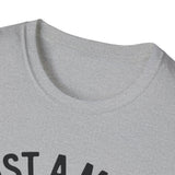 'Just a Mom Out Here Trying Not to Raise Assholes' T-Shirt — Funny Mom Tee