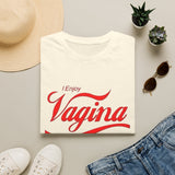 T‑Shirt — "I Enjoy Vagina" Bold Script Graphic Tee