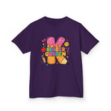 Kids T-Shirt - 'My Kindergarten' Colorful School Icons Back-to-School Tee