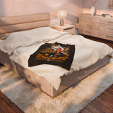 Pittsburgh Steelers Personalized Velveteen Plush Blanket – "Charlie" Fan Throw