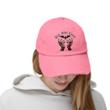 Distressed Cap - Funny Bat Shit Crazy Hat