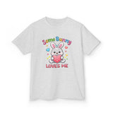 Kids Tee — "Some Bunny Loves Me" Colorful Easter Shirt