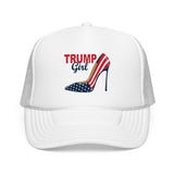 Trump Girl Trucker Hat — Feminine Heel Graphic (Pairs well with Matching Tee)